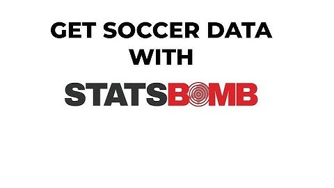 Cómo obtener datos de fútbol con la API de Statsbomb
