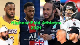 Top 10 Highest Paid Athletes of 2021 REACTION!! | OFFICE BLOKES REACT!!