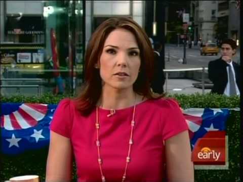 Erica Hill on the Saturday Early Show on the Fourth of July 2009. 