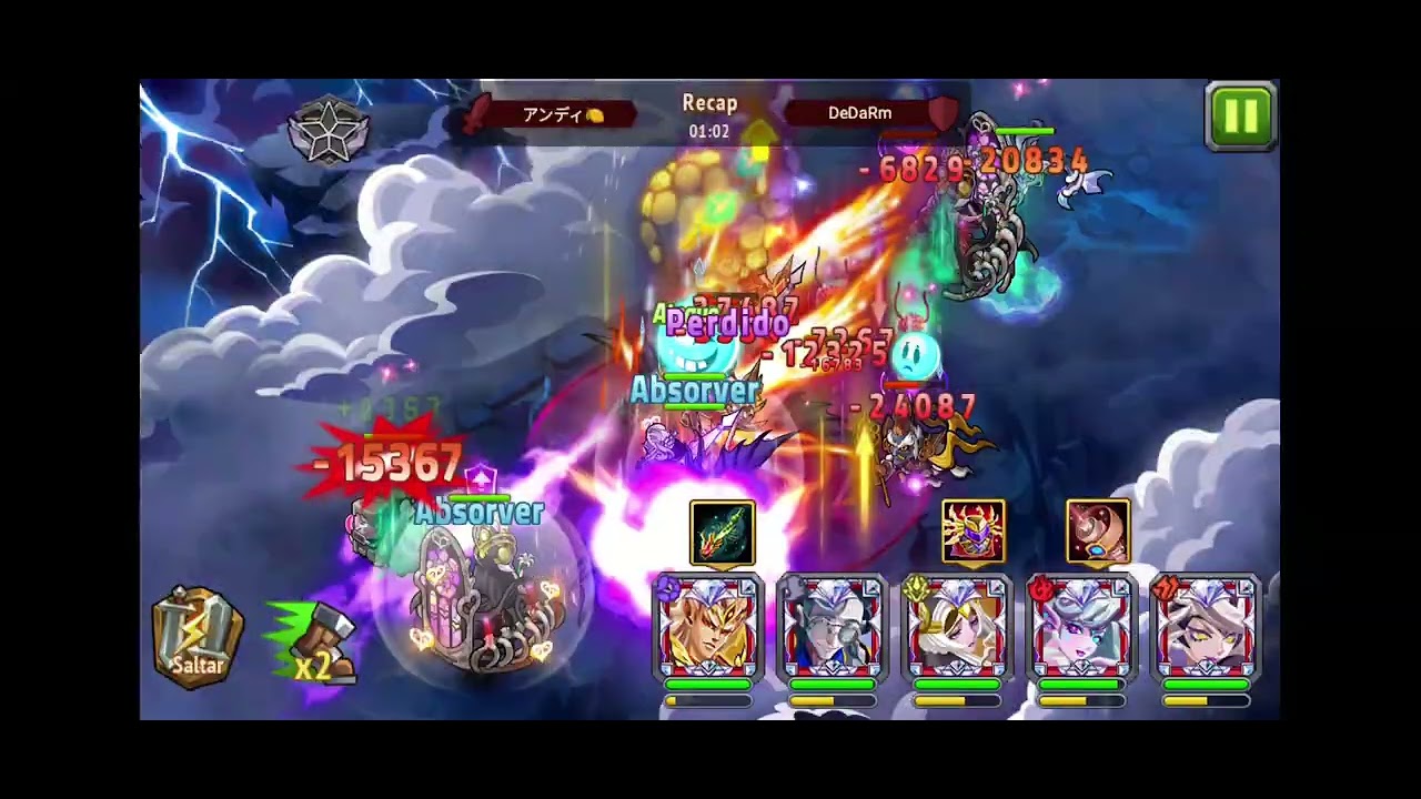 Andy vs DeDaRm MAGIC RUSH HÉROES 🔥