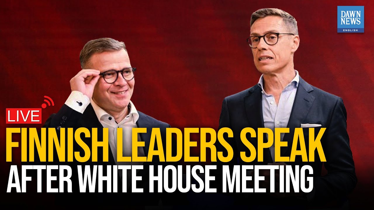 🔴 LIVE: Finnish Leaders Hold News Conference After White House Meeting with Trump