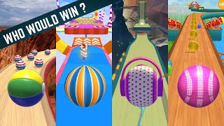 Who Would Win? Rolling Ball Vs Candy Ball Vs Action Balls Vs Fast Ball Jump! 🏀🌀 screenshot 2