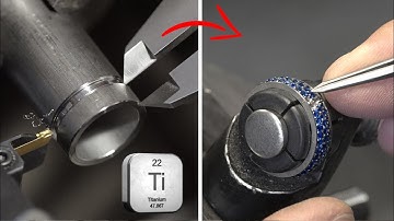 Het maken van een saffier titanium ring | hoe het tot een sieraad wordt gemaakt