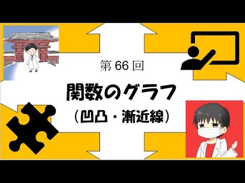 受験数学 66 数 関数のグラフ 凹凸 漸近線 Youtube 受験数学 66 数 関数のグラフ 凹凸 漸近線 Youtube
