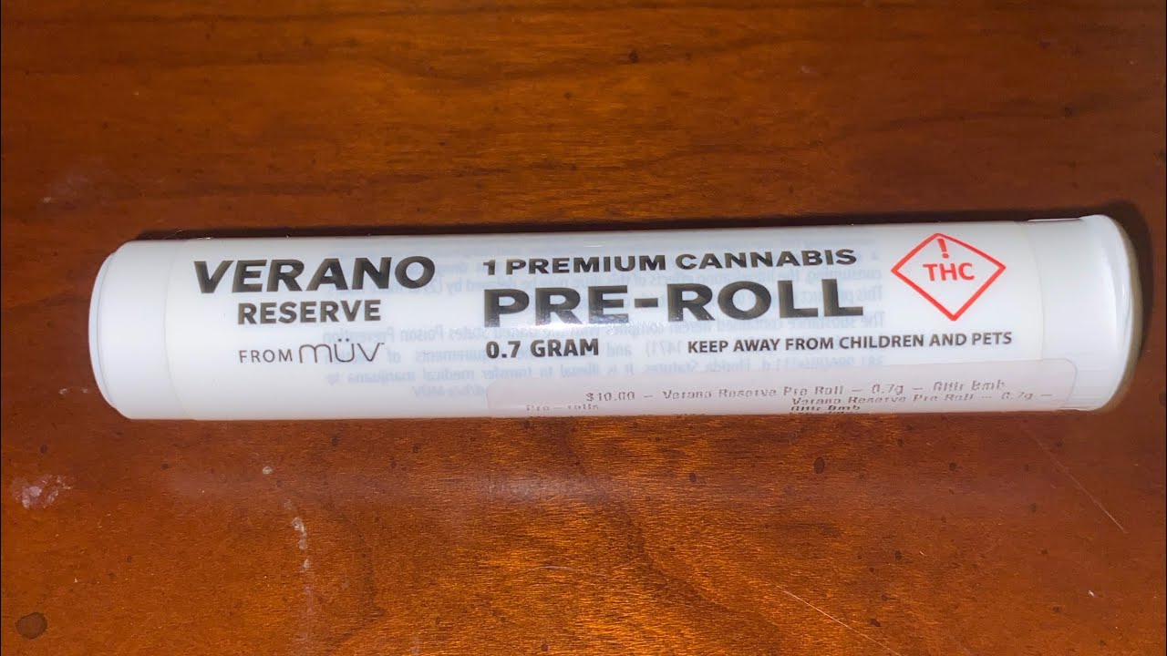 Verano Reserve Pre-Roll | Glitter Bomb 15.7% | MÜV Palm Harbor