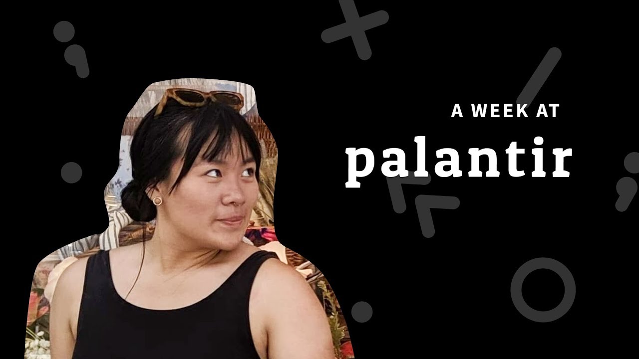 A Week At Palantir Product Design Intern In New York City 16 Weeks 