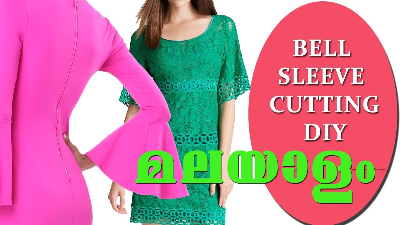 Bell Sleeve/Sleeve design stitching in malayalam/latest sleeve designs