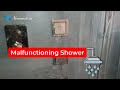 Home Inspection - 𝗠𝗮𝗹𝗳𝘂𝗻𝗰𝘁𝗶𝗼𝗻𝗶𝗻𝗴 𝗦𝗵𝗼𝘄𝗲r💦 🚿 Water Leaking in Apartment Nemmadi #homeinspection