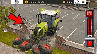 99 SPEED Tractor Crash In Fs18 l FS 18 Farming Simulator 18 Multiplayer Gameplay l Timelpase l #fs18 screenshot 5