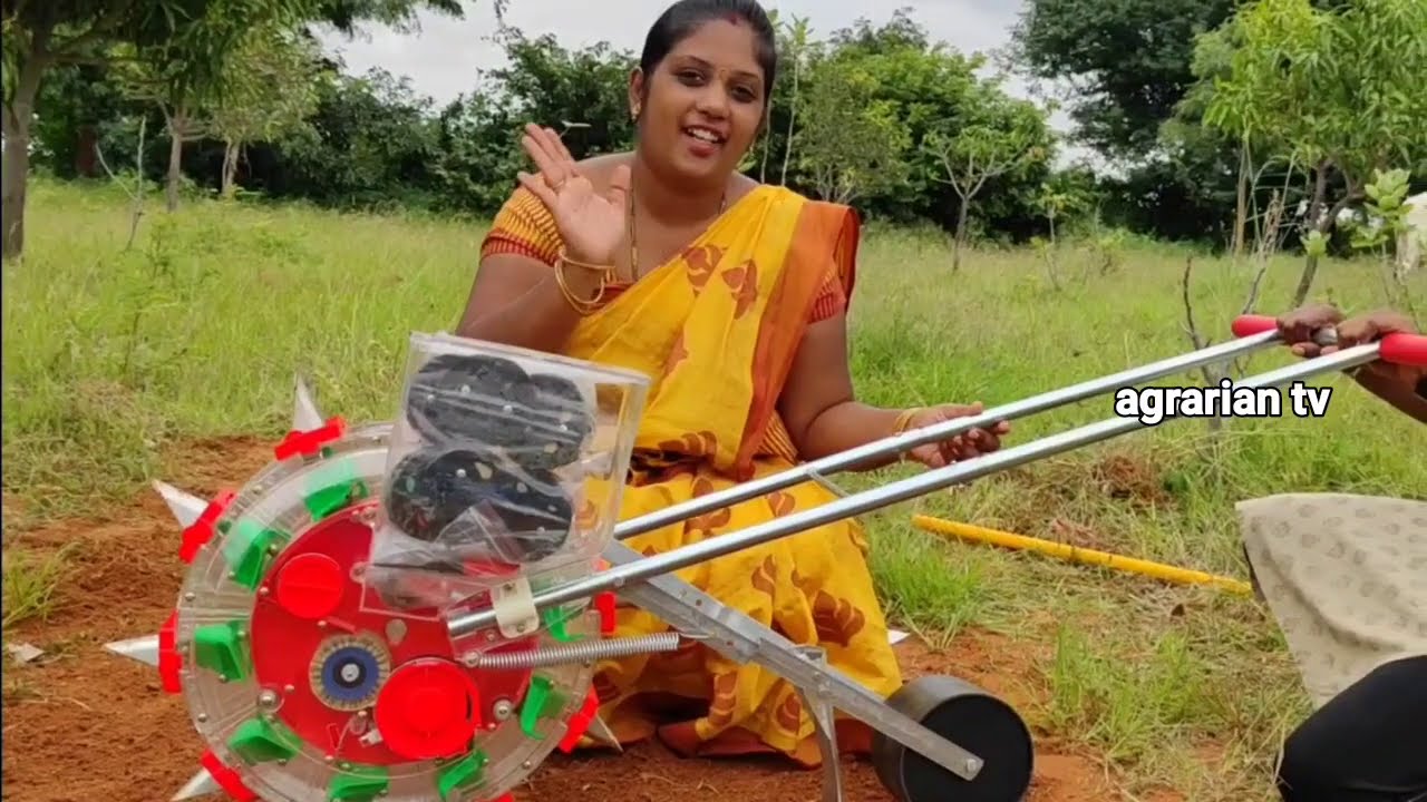 || Seed Roller Demo Rs. 8500 || Saves 85 % Labour Dependency & 85 % Cost || 9886747007 ||