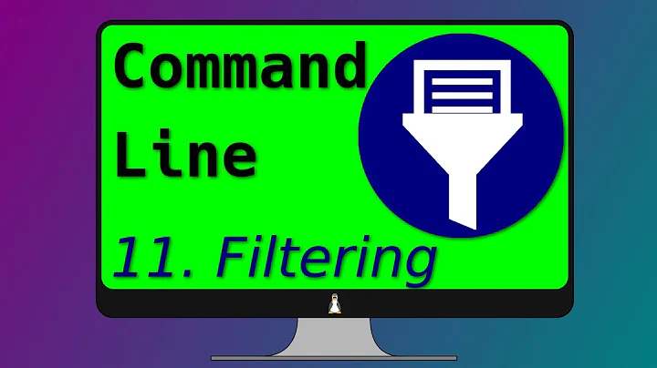 11. Linux filtering commands