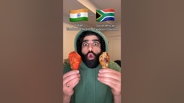 Indian Tandoori Chicken vs South African Tandoori Chicken