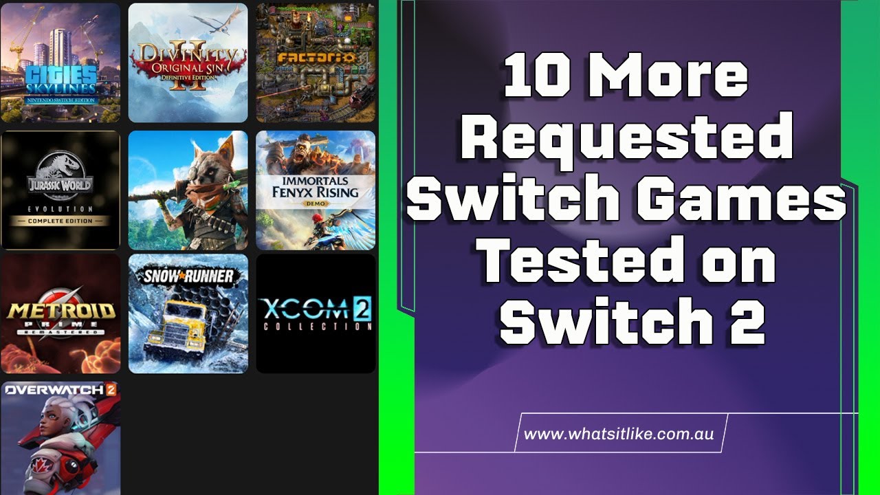 10 More Requested Switch 1 Games Tested - YouTube