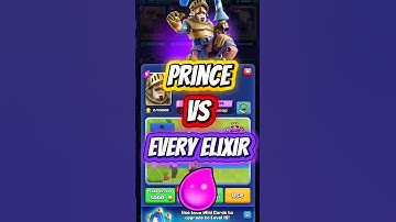 Best way to counter prince with every elixir #clashroyale #clashroyaleshorts #supercell