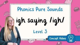/igh/ Sound | Phonics | Level 3 | Pure Sound