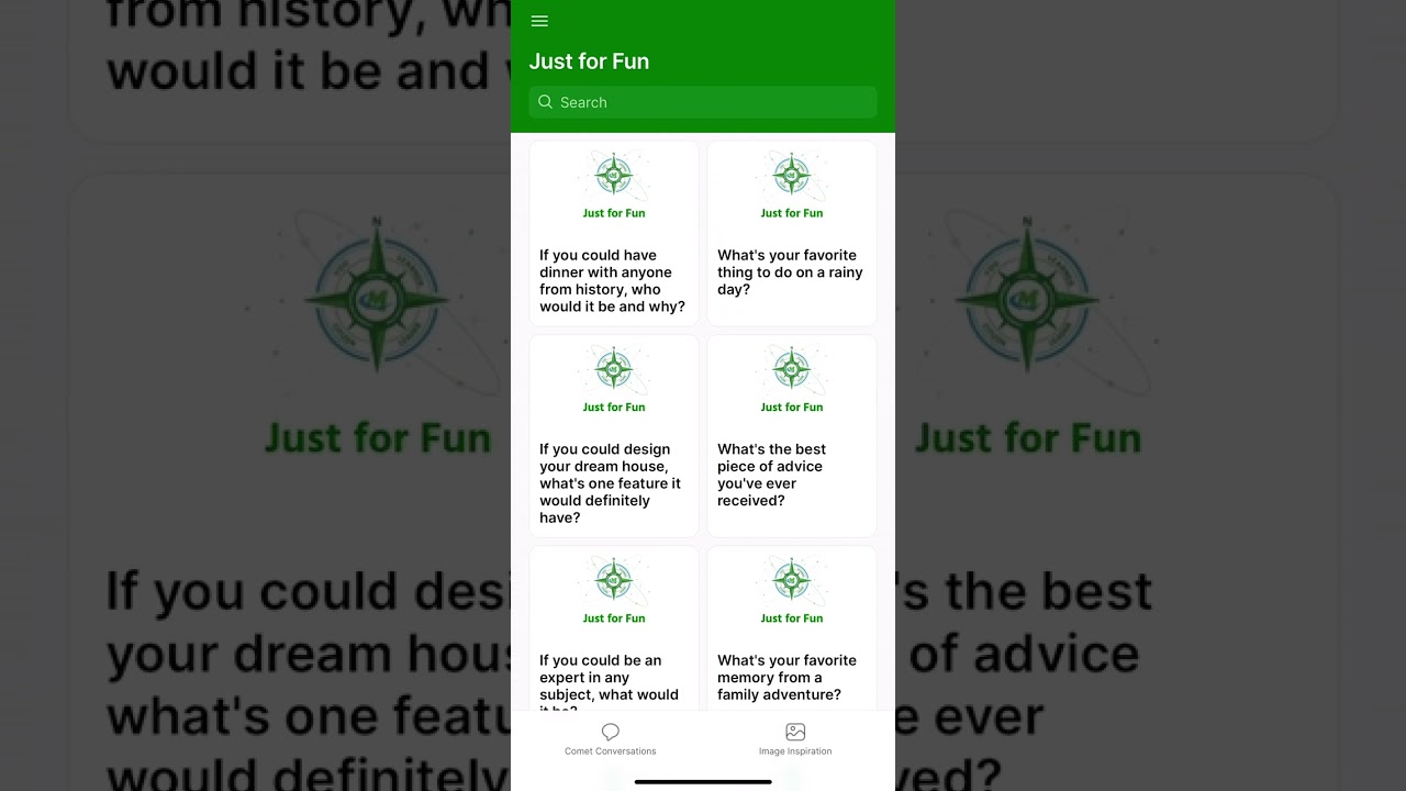 Comet Conversations App