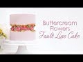 Buttercream Flowers Fault Line Cake Decorating Tutorial