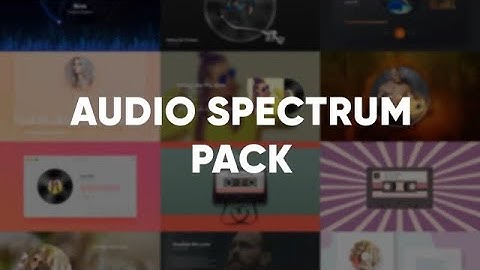 Modern Audio Visualizer - Free After Effects Template