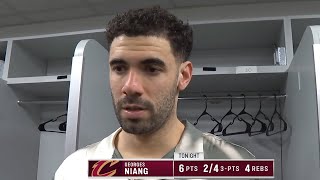 Georges Niang PostGame Interview | Cleveland Cavaliers vs Miami Heat