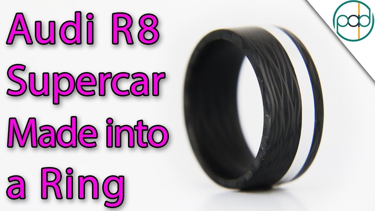 Audi R8 hood made into a Ring - Yes, I’m serious! - YouTube