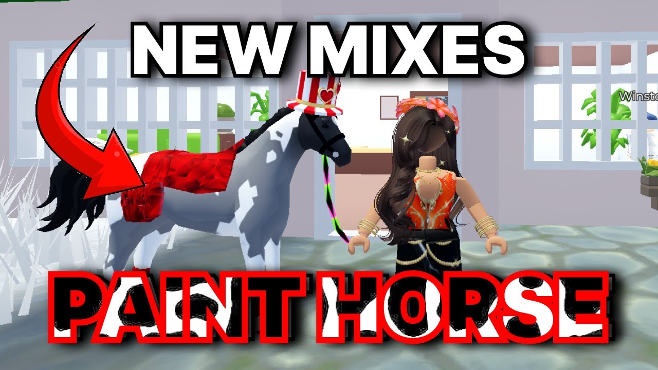NEW MIXES BREEDING NEW PAINT HORSE Horse Valley Roblox Via 