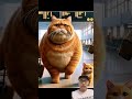 kucing gembul rajin olahraga #cat #cartoon #funny #cute #pets #animals #kitten #catvideos #kucing