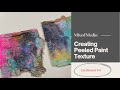 Distressed Peeling Paint Texture | Mixed Media Cardboard Recycle