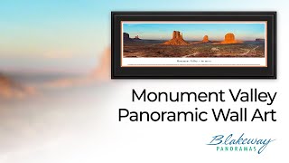 Monument Valley Panoramic Art Print - Mitten Es Blakeway Panoramas Wall Decor - Mv3