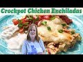 CROCKPOT CHICKEN ENCHILADAS CASSEROLE RECIPE | COOK WITH ME | WHAT'S FOR DINNER