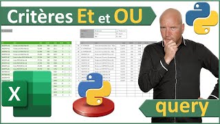Critères ET et OU par formule Python dans Excel