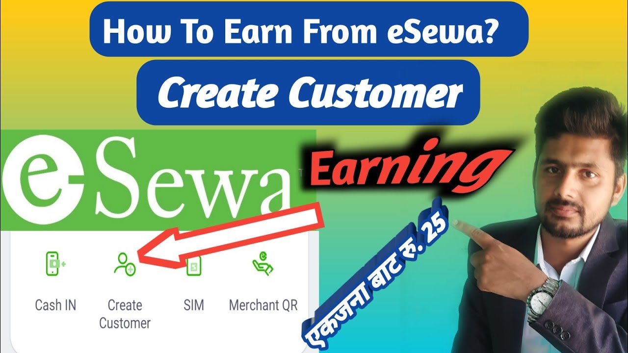 eSewa Earning || Create Customer and Earning Bonus || Refer And Earn eSewa