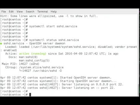 Stopping, starting, and restarting services with systemctl on RHEL/CentOS