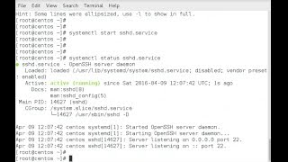 Stopping, starting, and restarting services with systemctl on RHEL/CentOS