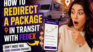 How to redirect a package in transit with FedEx