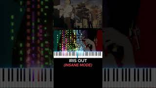 IRIS OUT (insane mode) #fyp #pianotok #chainsawman #inthepool #reze #irisout