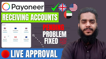🔴 Live Approval: How to get Receiving account on Payoneer || Solve pending problem ✔