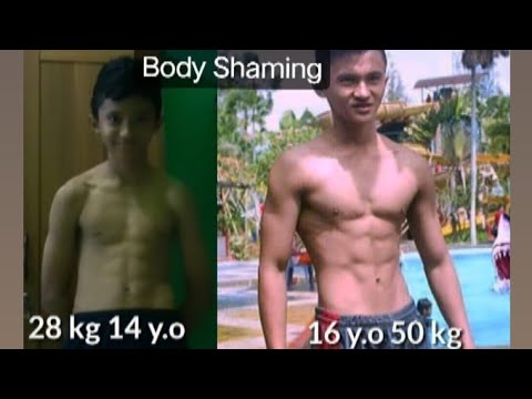 1year transformation calisthenic( indonesia ) natural 14 -19 y.o no suplemen,skinny body,MOTIVASI