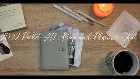 2022 Pocket Set Up & 2021 Pocket Flip Through (Moterm A7 Luxe)