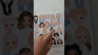 Top Model Sticker Heft Cool Anziehen 