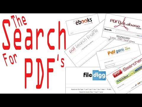 Search PDF - How to do a Google Search for PDF Documents and Other Document Search Engines