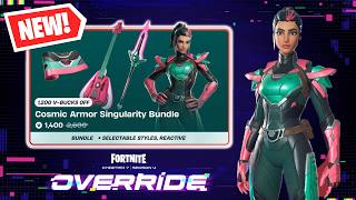 *NEW* Cosmic Armor Singluarity Bundle Showcase | Fortnite Storyline