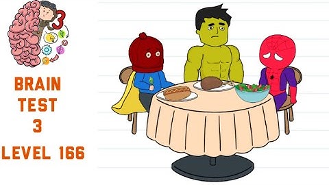 Brain Test 3 Level 166 They want to have a nice dinner Walkthrough