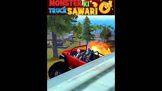 Monster Truck Ki Sawari Funny Moment In Free Fire 