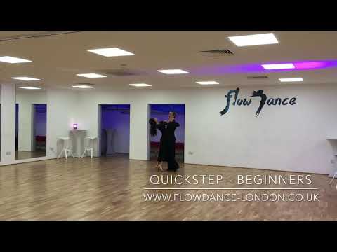 How to dance Quickstep - Quarter Turn to Right, Progressive Chasse, Forward Lock, Natural Pivot Turn