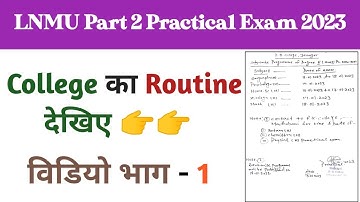 Lnmu part 2 practical exam college list 2022