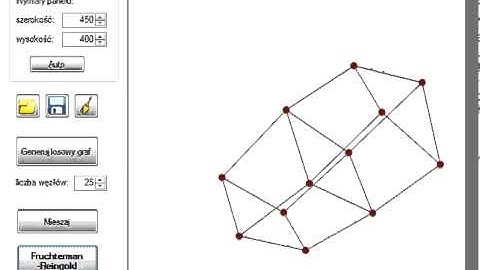 Fruchterman-Reingold algorithm - 12-node graph
