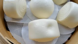 【ENG SUB】奶香馒头的做法，松软香甜，组织细腻，做法简单/Milk Steamed Bun