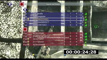 Call of Duty WAW - Modded controller in a gb clan match