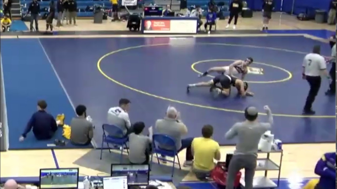 2021 174-pound KCAC-SAC men's wrestling championship