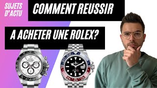 Qui peut acheter une Rolex ?